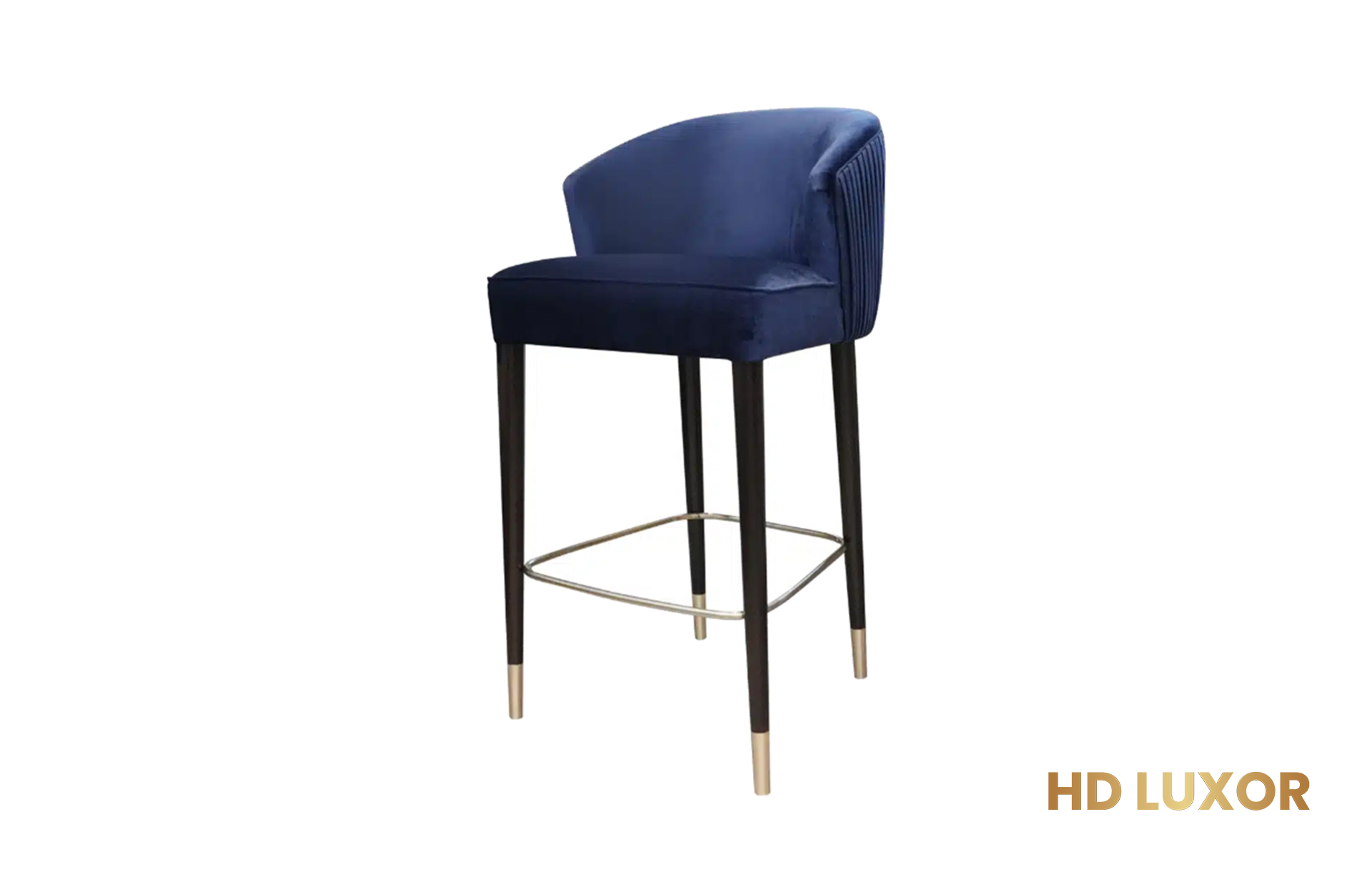 Home Decor Lixian Bar Stool SV 201 Navy Side View