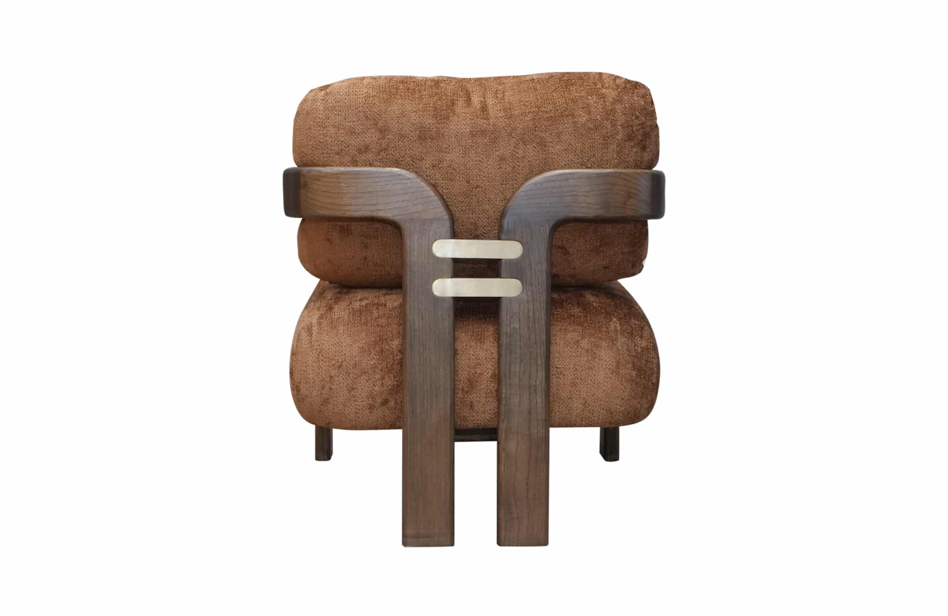Home Decor Armchair Selou Back View