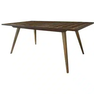 Home Decor BK-029-004 Fixed Top Dining Table Side View