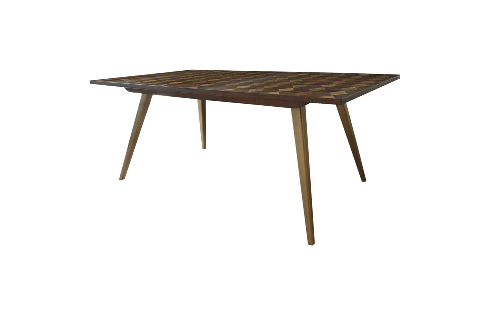 Home Decor BK-029-004 Fixed Top Dining Table Side View