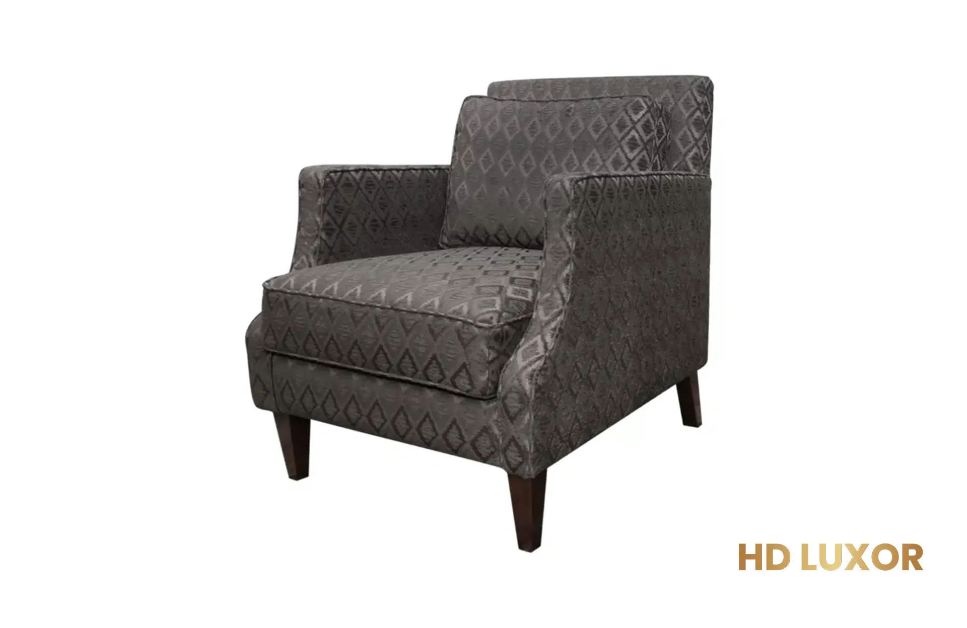 Home Decor Fay Arm Chair IA 02 Chestnut Side View