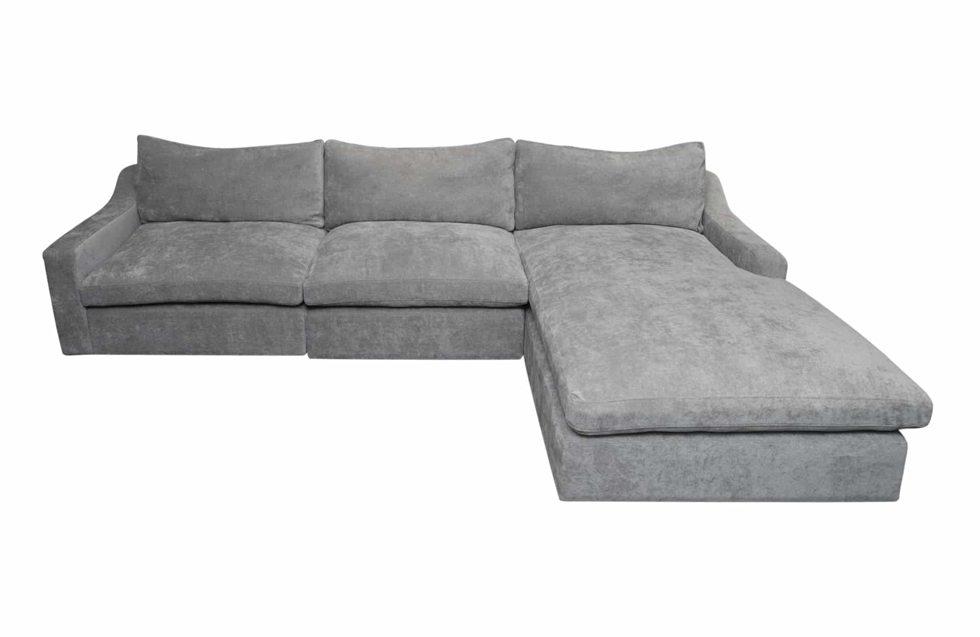 Home Decor Sectional & Corner Sofas Victtorio Cloud L Sofa MA - 0436 Front View