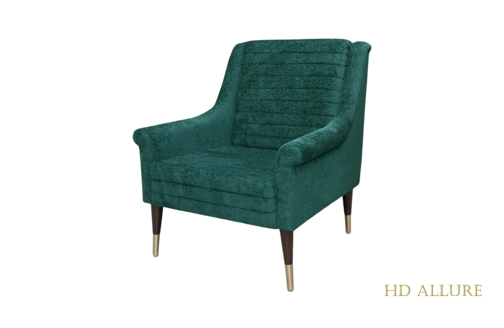 Home Decor Bragg Arm Chair PS 14 Teal Side View