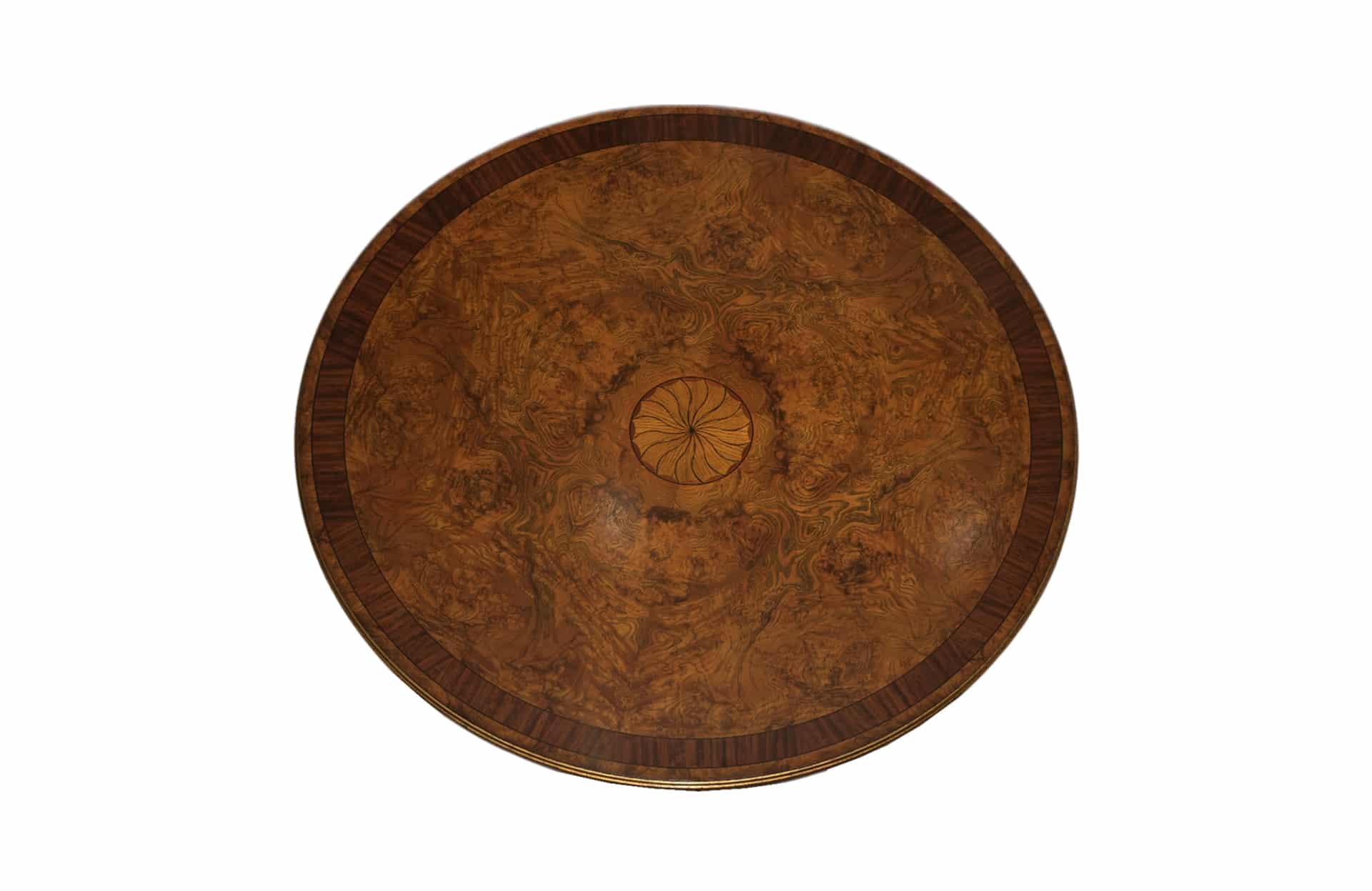 Home Decor Round Coffee Table Tigre 34493 Top View