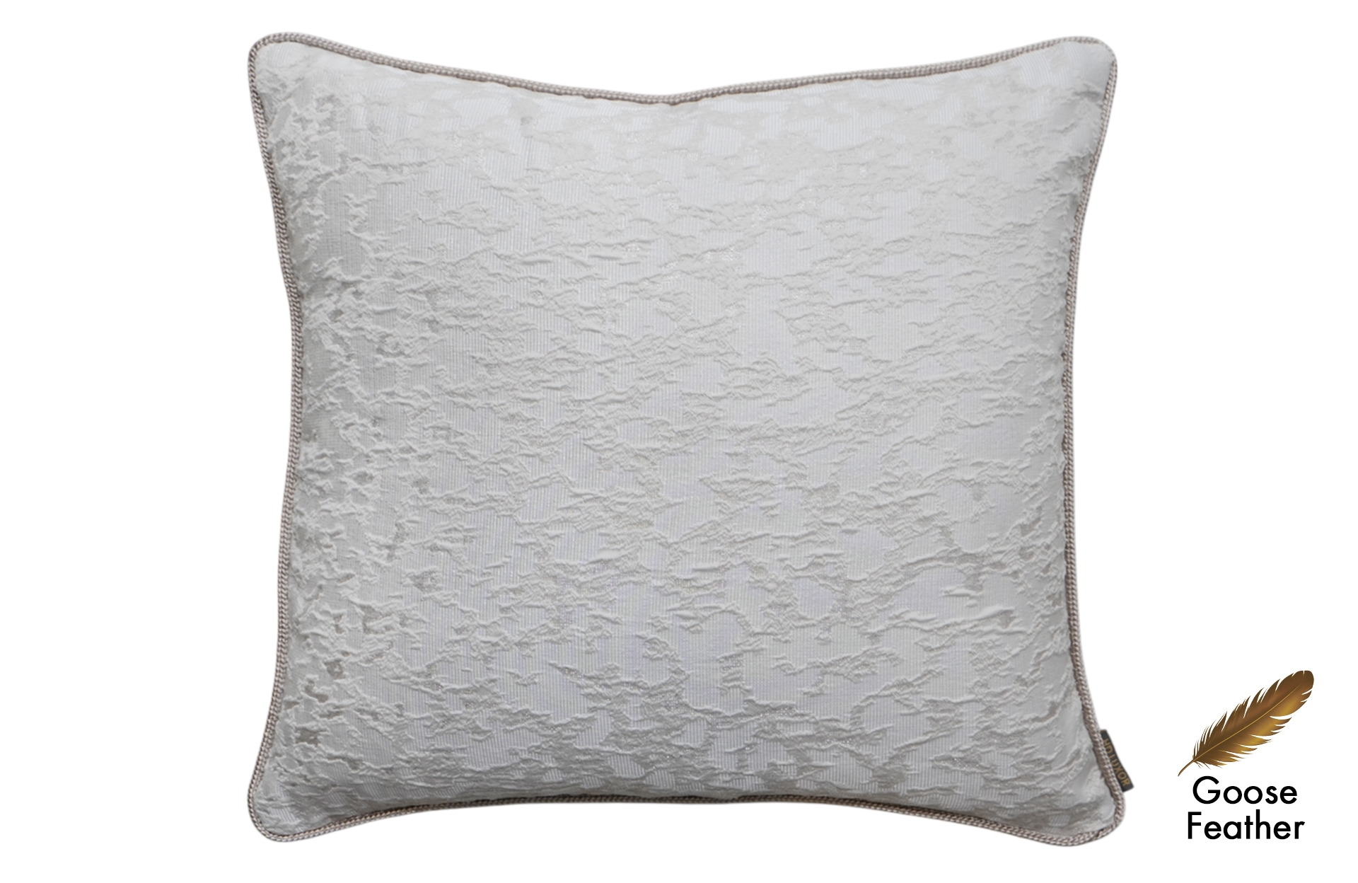 Home Decor Square Goose Feather Cushion CHN LXR 2003032932 Cushion Side View
