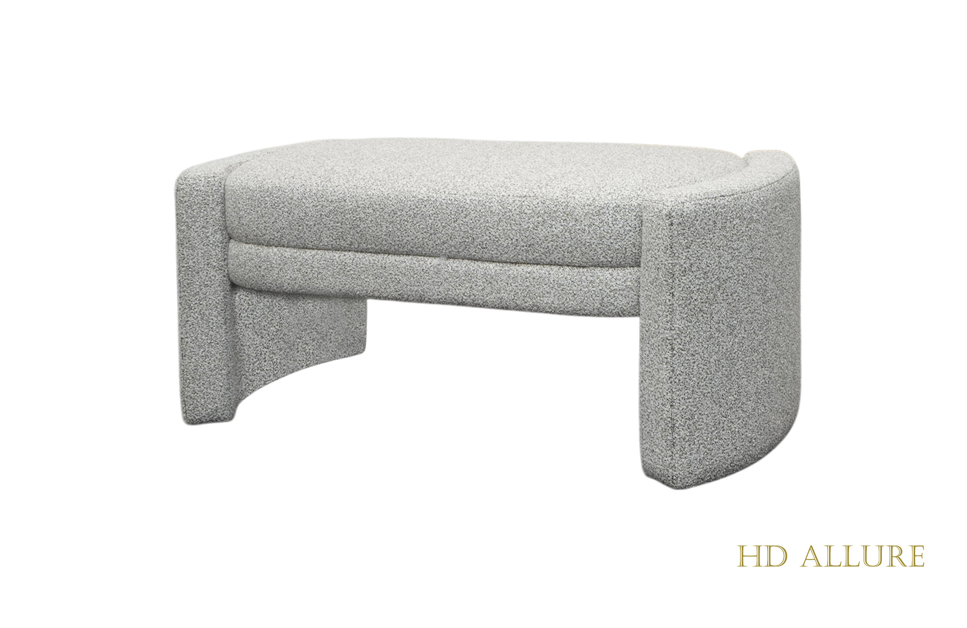 Home Decor Bed Benches Carnelian Bench MM Pepper Side View