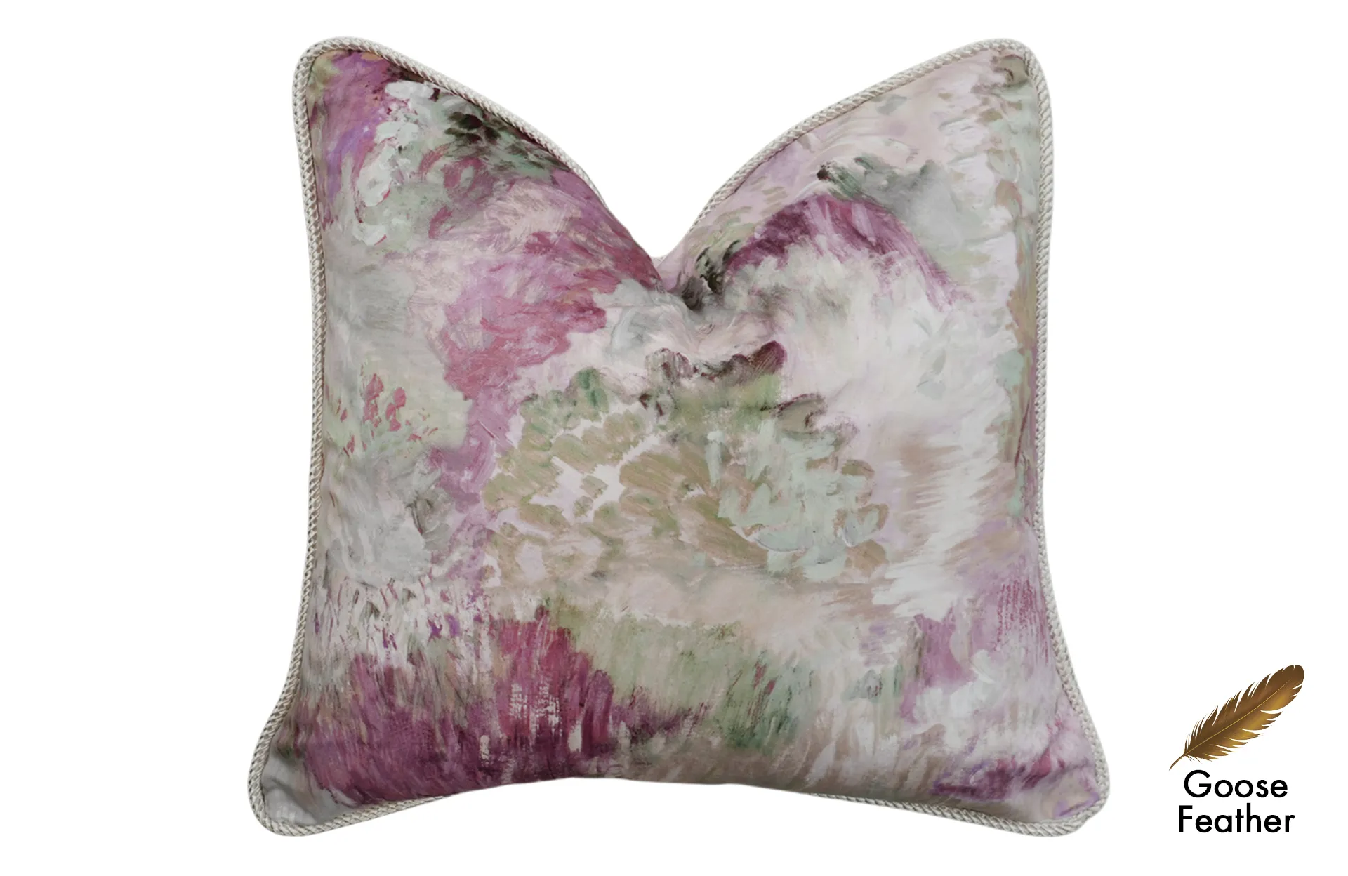 Home Decor Goose Feather Cushion CHN LXR 2003033100 B Cushion Front View