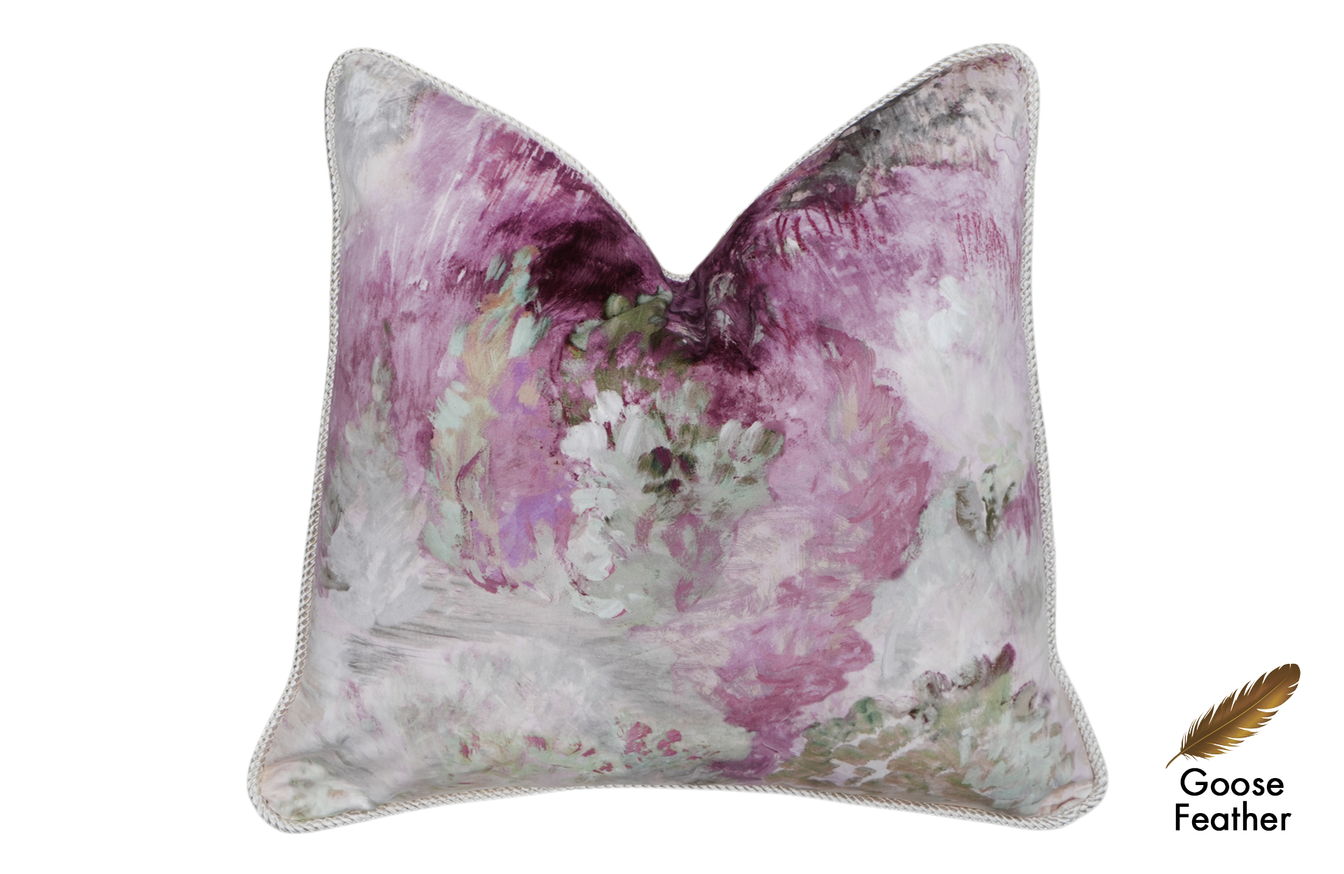 Home Decor Goose Feather Cushion CHN LXR 2003033100 A Cushion Front View