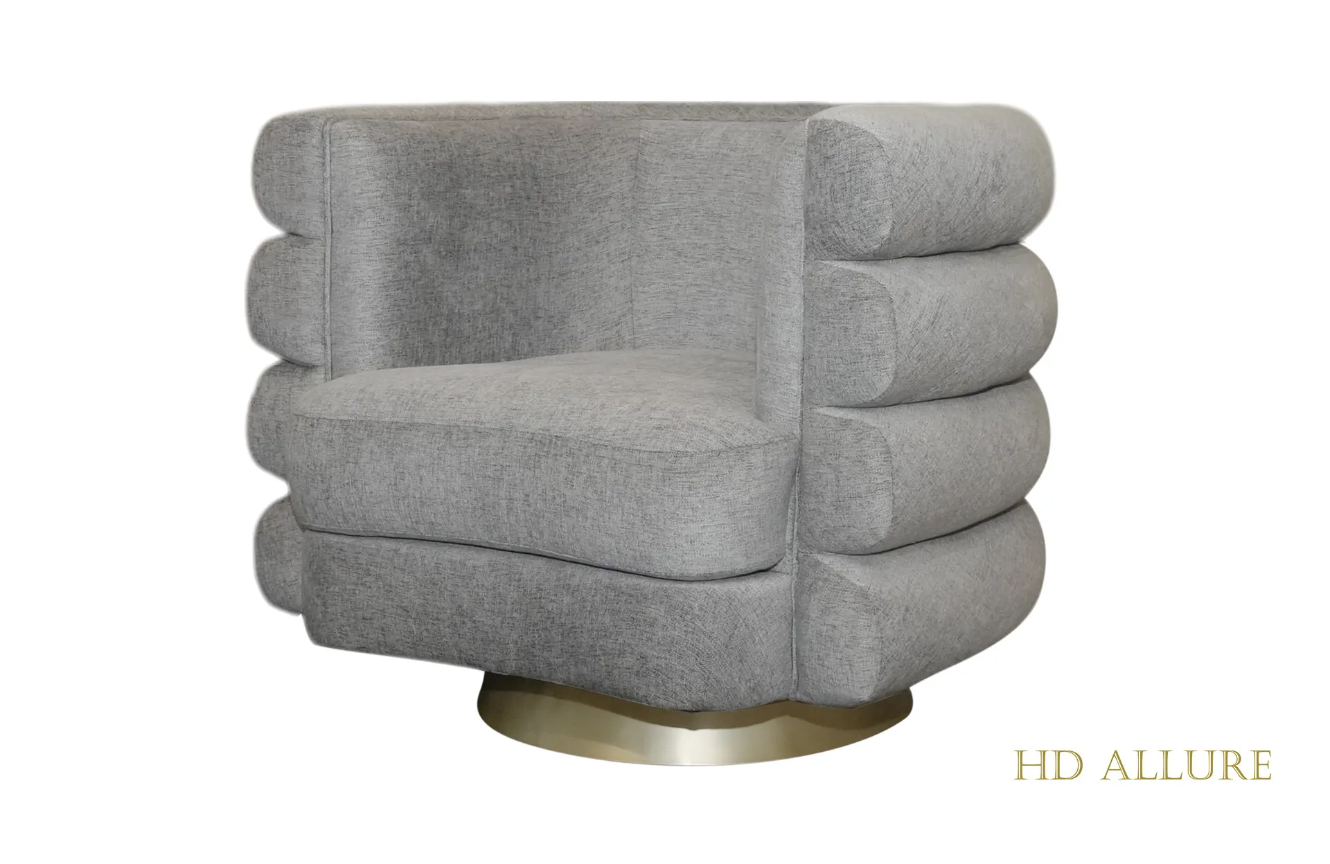 Home Decor Armchair Nimes MC Titanium Side View