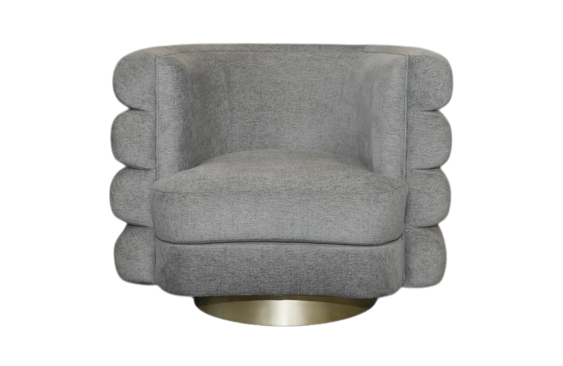 Home Decor Armchair Nimes MC Titanium Front View