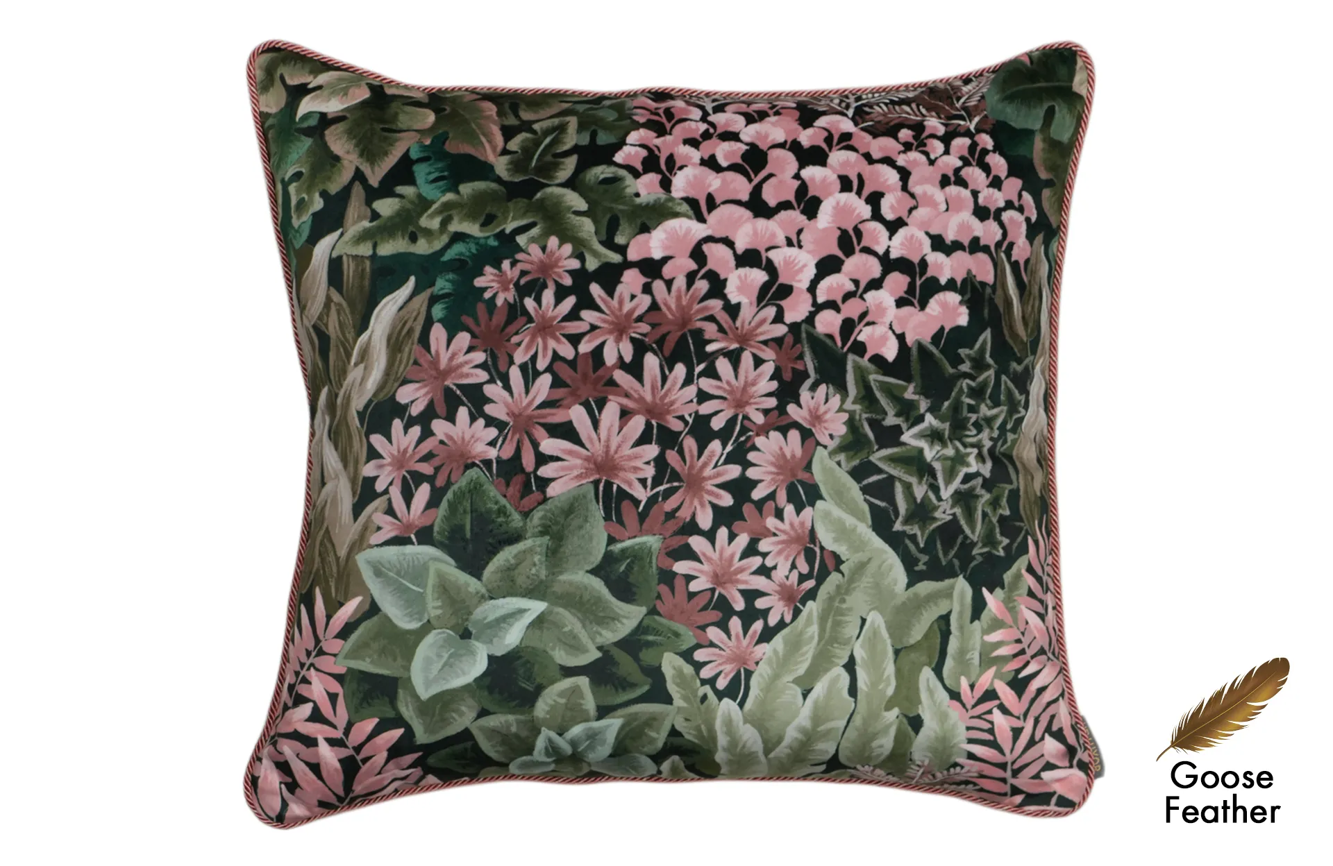 Home Decor Square Goose Feather Cushion CHN LXR 2003032944 Cushion Front View