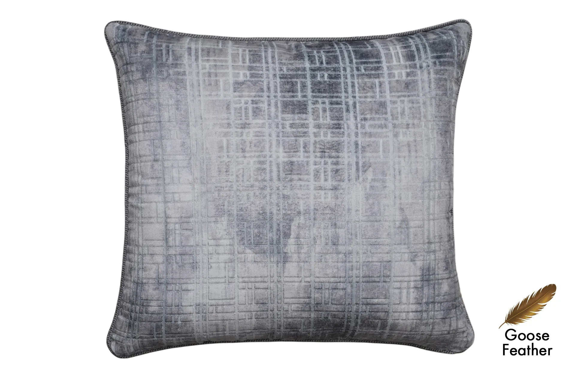 Home Decor Sqaure Goose Feather Cushion CHN LXR 2003032946 Cushion Front View