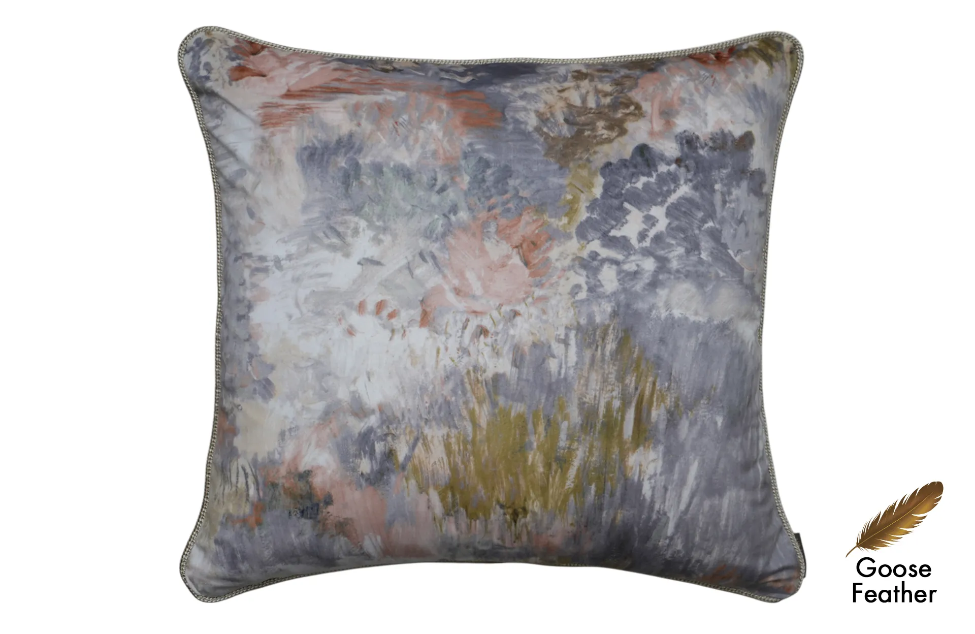 Home Decor Square Goose Feather Cushion CHN LXR 2003032947 Cushion Front View