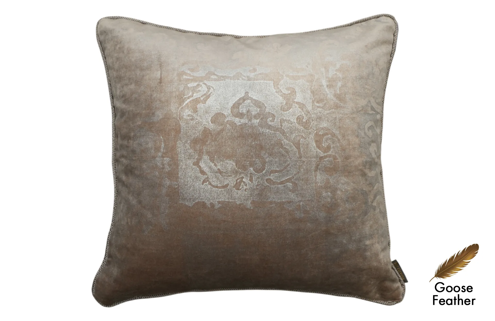 Home Decor Square Goose Feather Cushion CHN LXR 2003032953 Cushion Front View