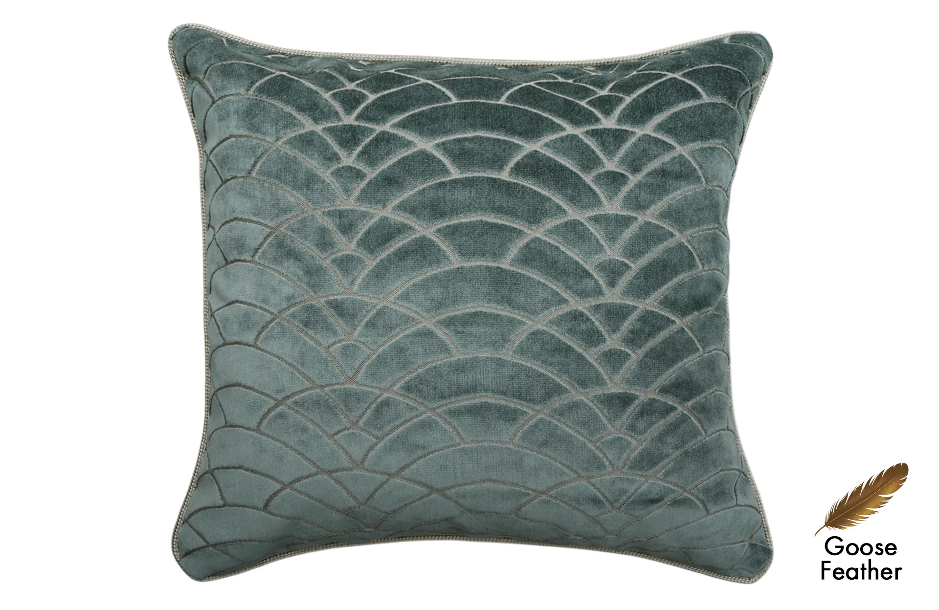 Home Decor Square Goose Feather Cushion CHN LXR 2003033400 Cushion Front View