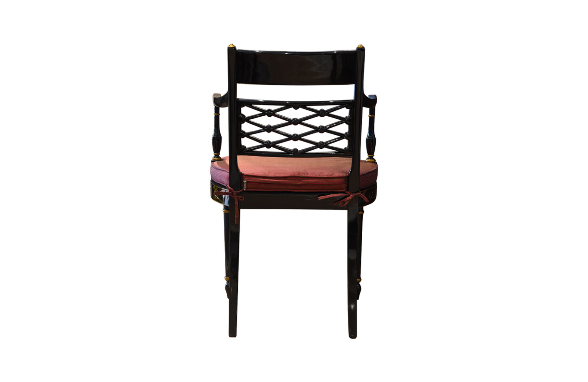 Home Decor Chinoiserie Arm Chair 33460 Back View