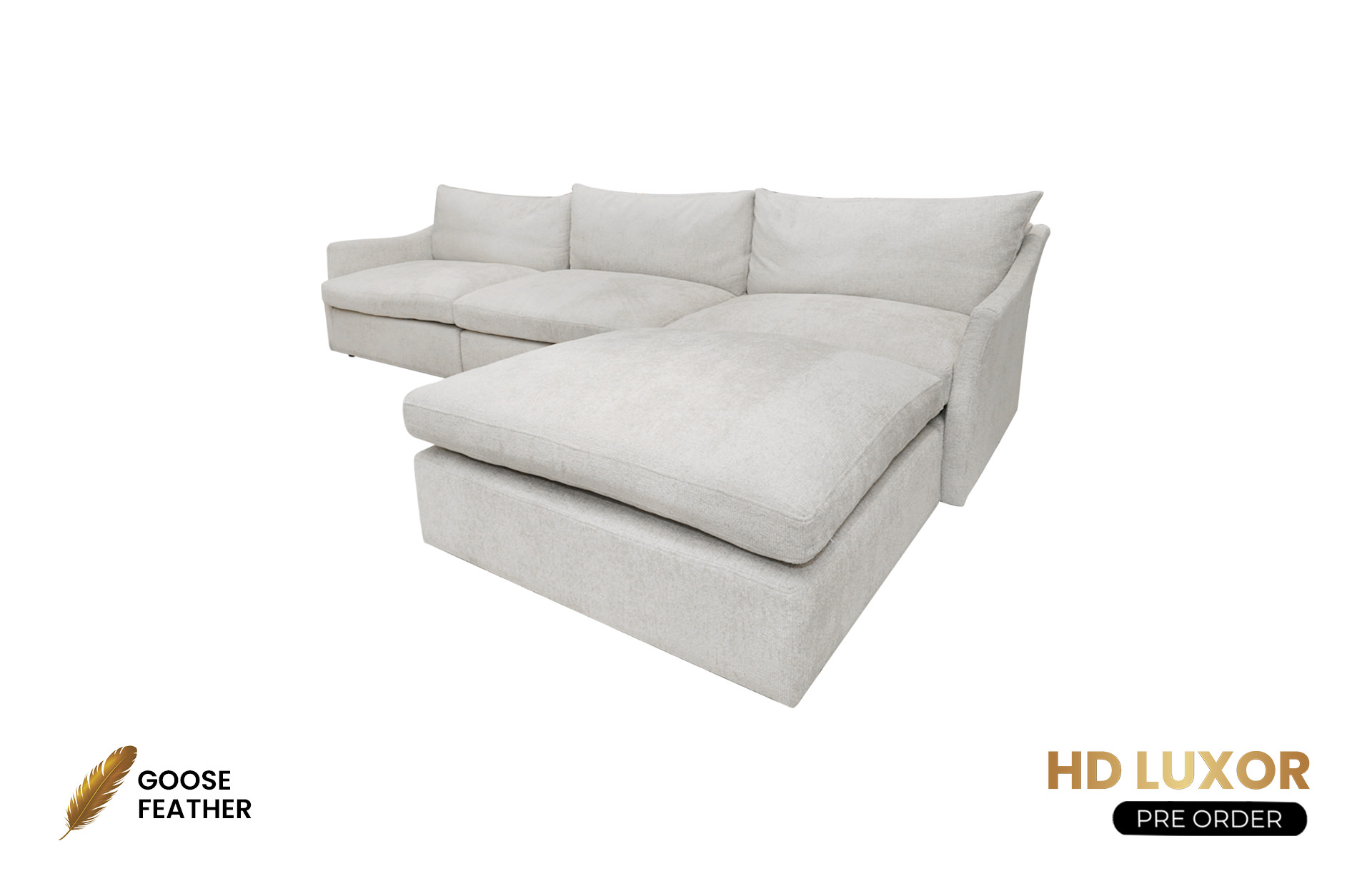 Cloud the Sectional Sofa PG WR 02 Cream