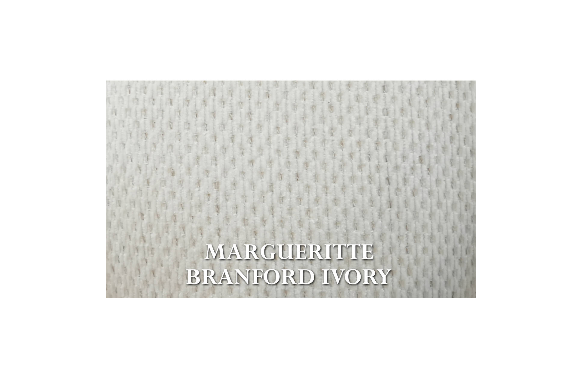Home Decor Daybed Pavia Branford Ivory Fabric View MARGUERITTE BRANFORD IVORY