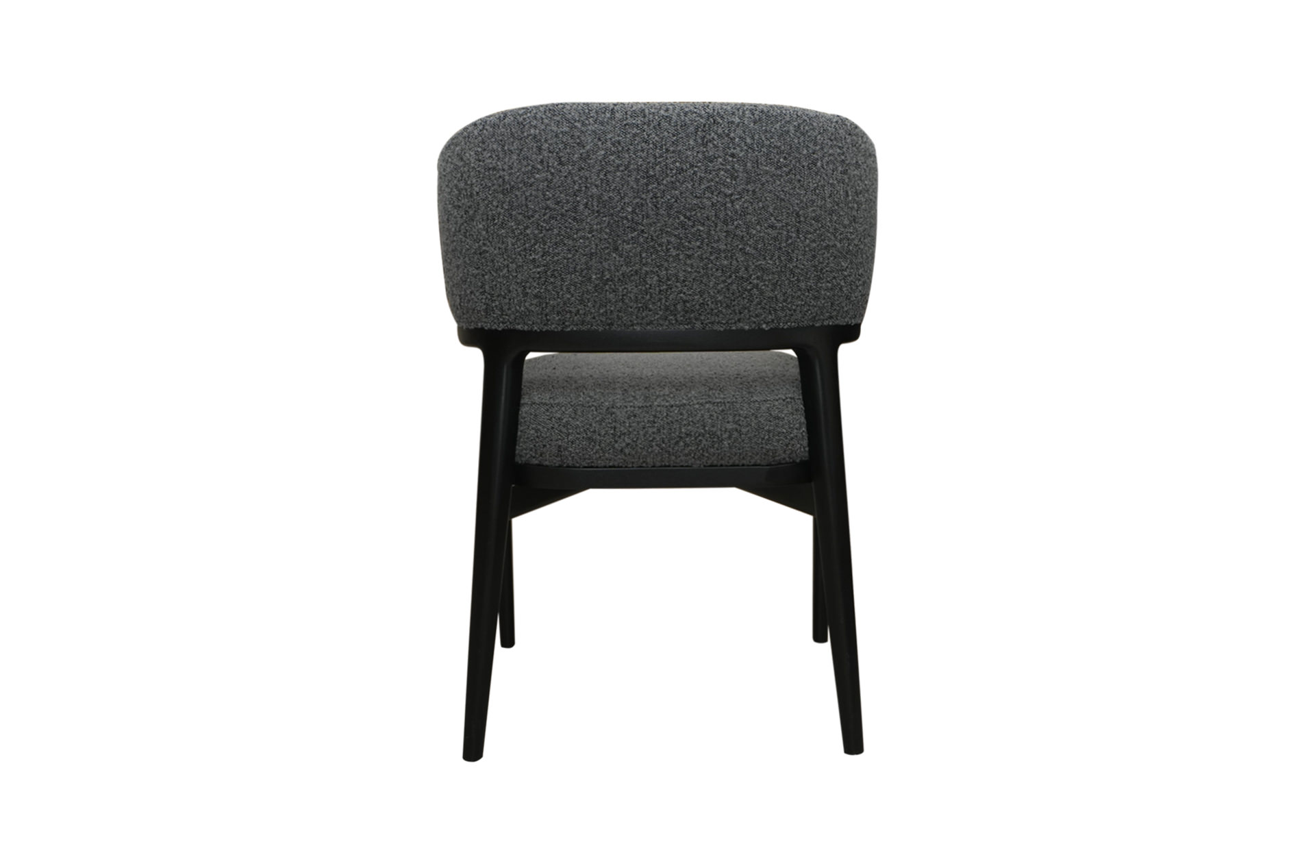 Home Decor Dining Chair Tours Snow Grey Back View