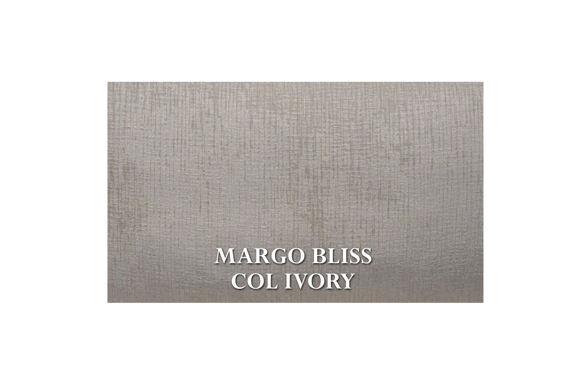 Home Decor Robertson Sofa MB Ivory Fabric View MARGO BLISS COL IVORY