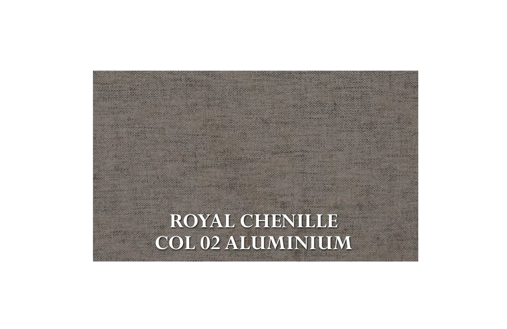 Home Decor Wyne Dining Chair RC 02 Aluminium Fabric View ROYAL CHENILLE COL 02 ALUMINIUM