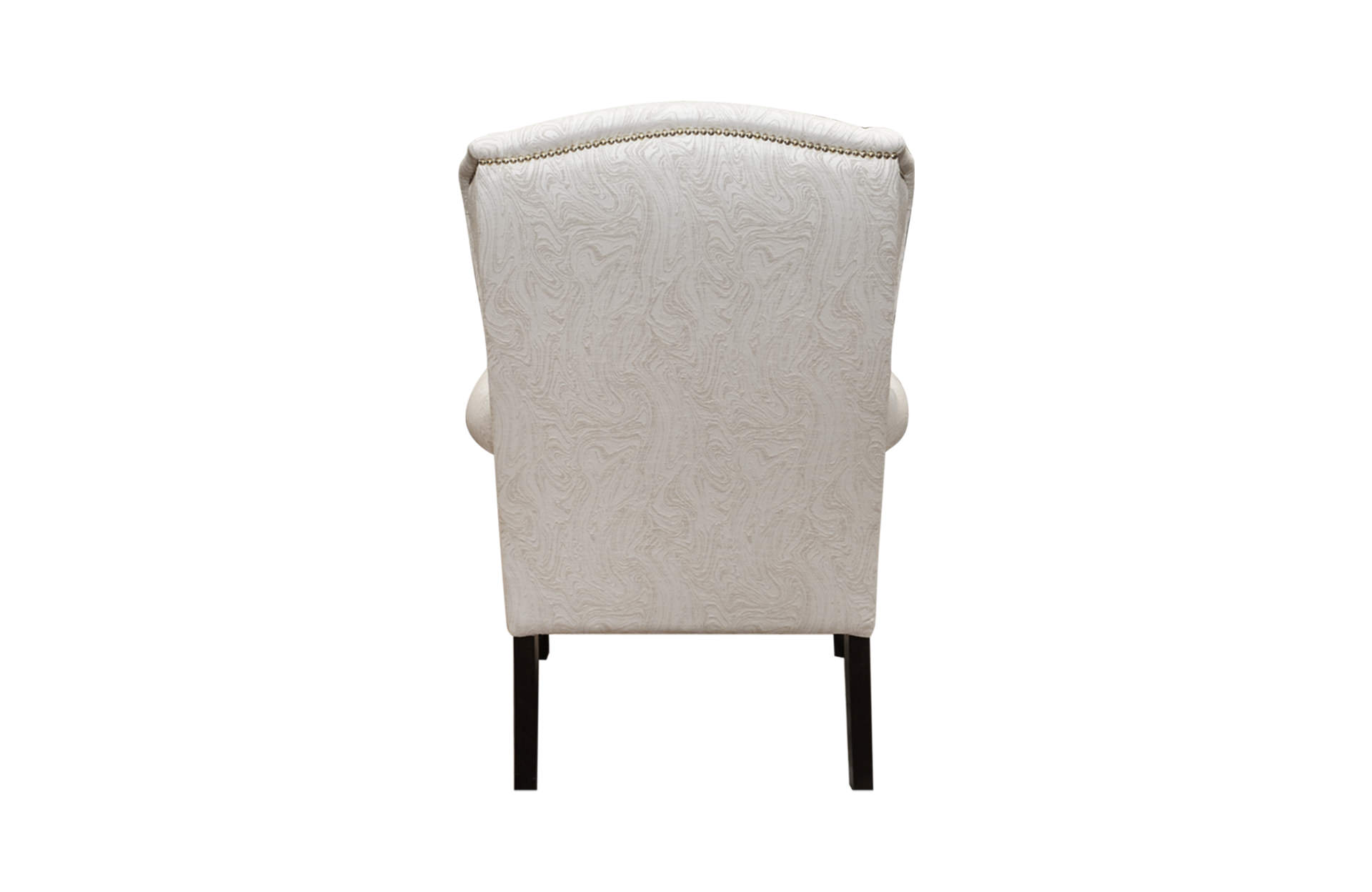 Home Decor Armchair Athena Wing Chair EWV3B Champagne Back View