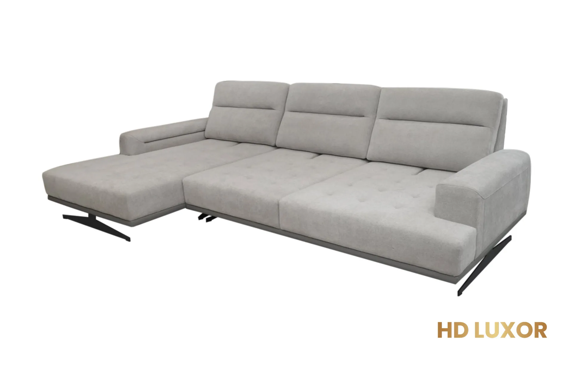 Home Decor Sectional & Corner Aytos Sofa L Set ME Dove Side View