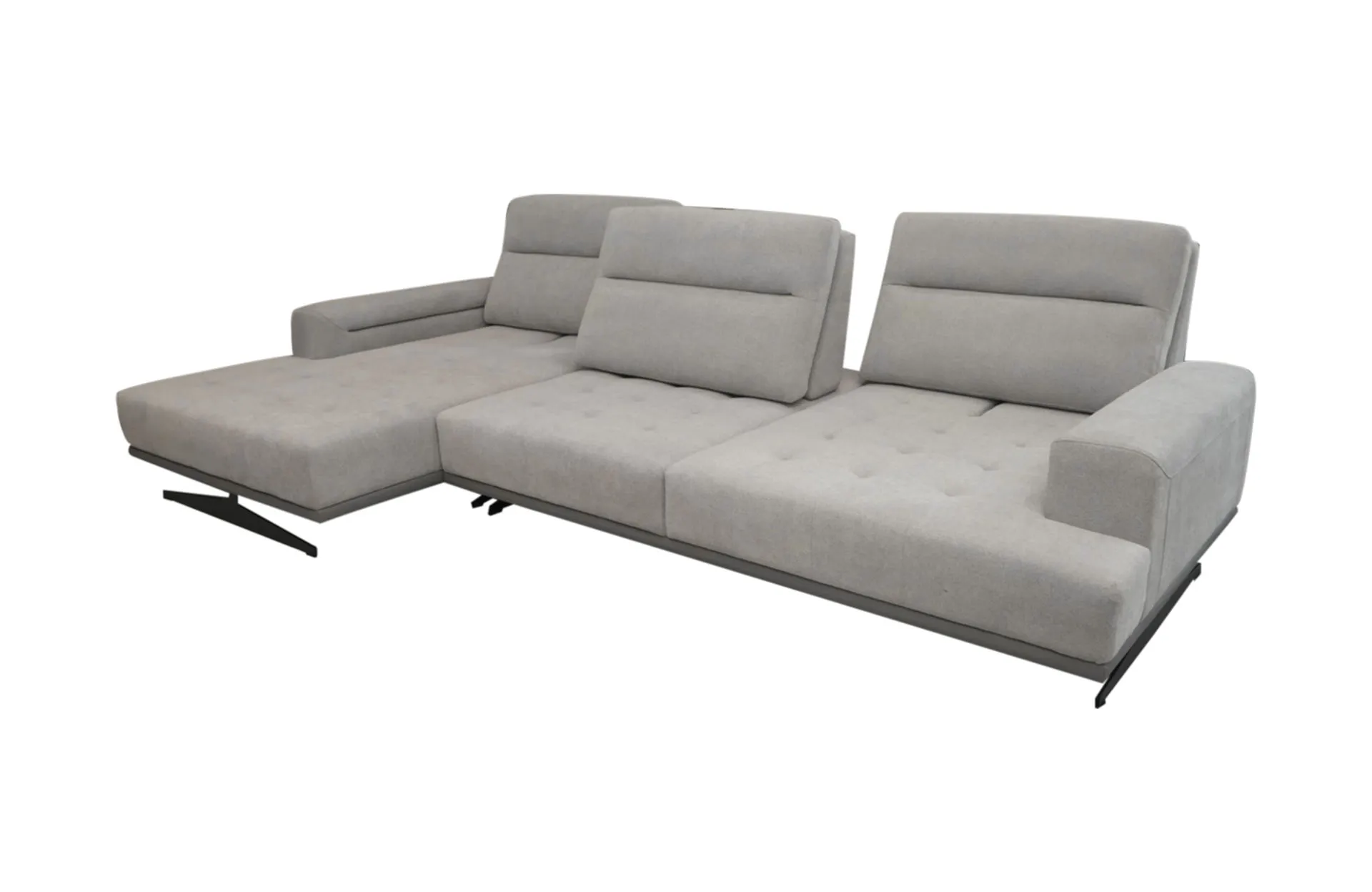 Home Decor Sectional & Corner Aytos Sofa L Set ME Dove Side 2 View
