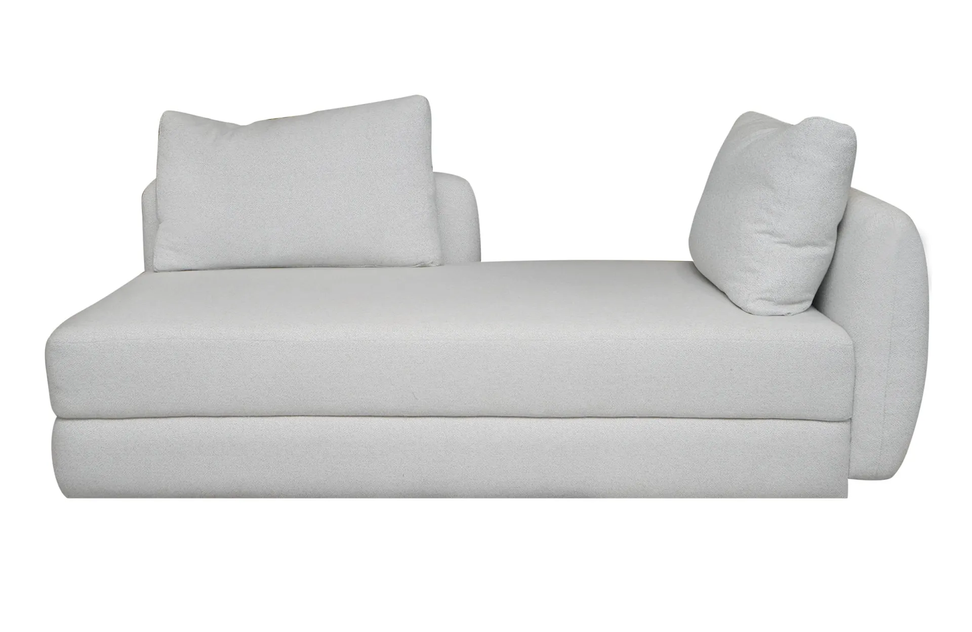 Home Decor Cleopatra / Day Beds Blooms Chaise Large KD White Front View