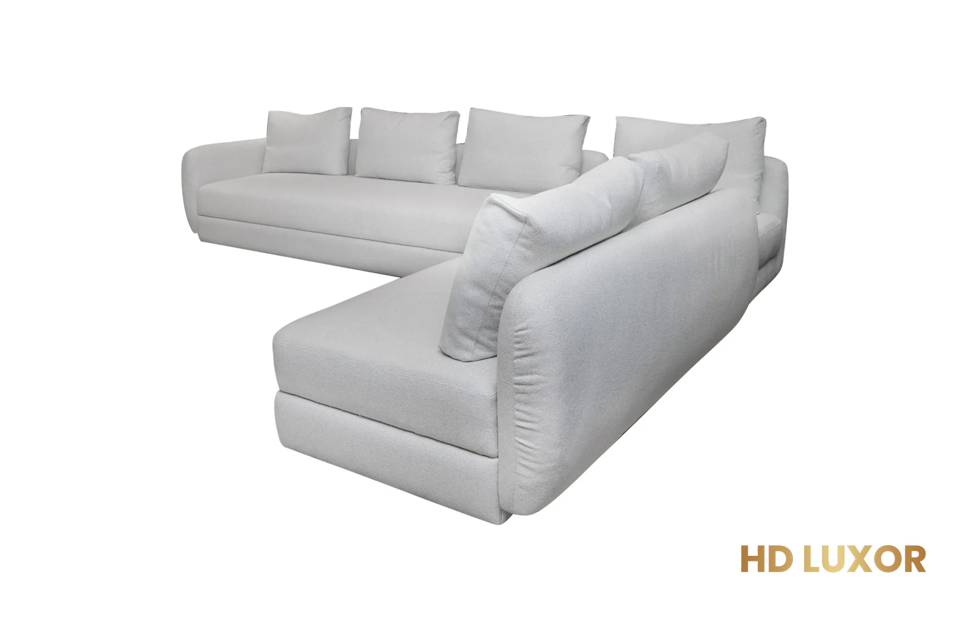 Home Decor Blooms Sofa Large KD White Side View