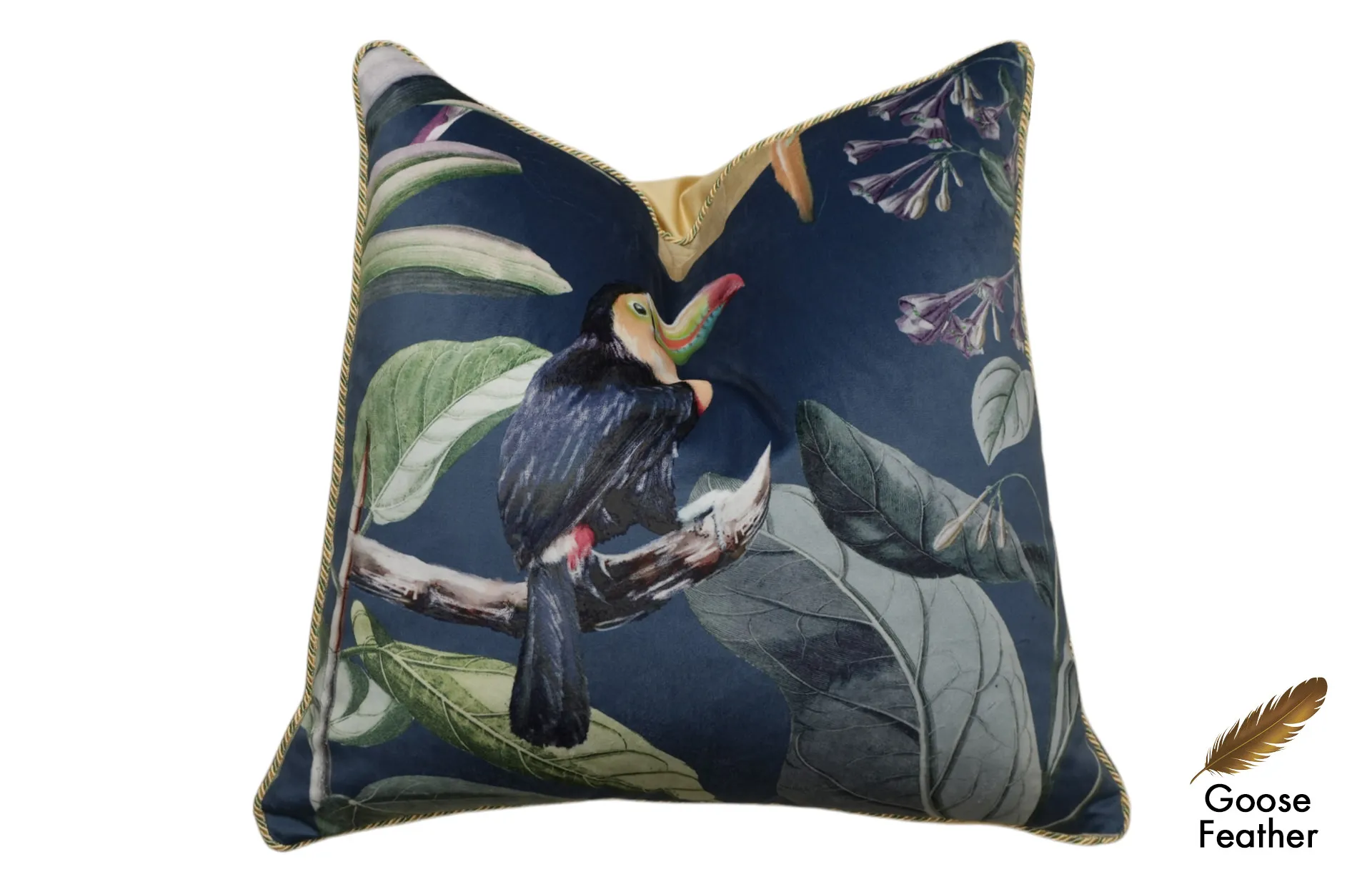 Home Decor Goose Feather Cushion CHN LXR 2003032950-B Cushion Front View