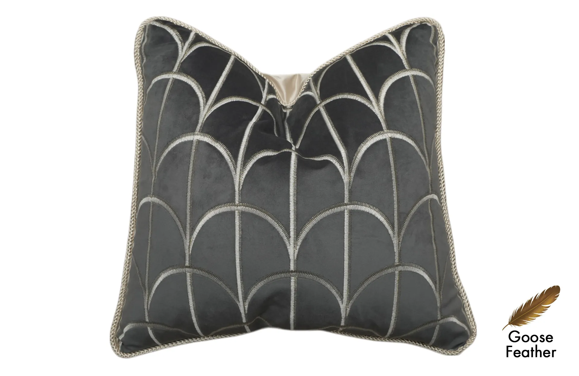 Home Decor Goose Feather Cushion CHN LXR 2003033622 IND Cushion Front View