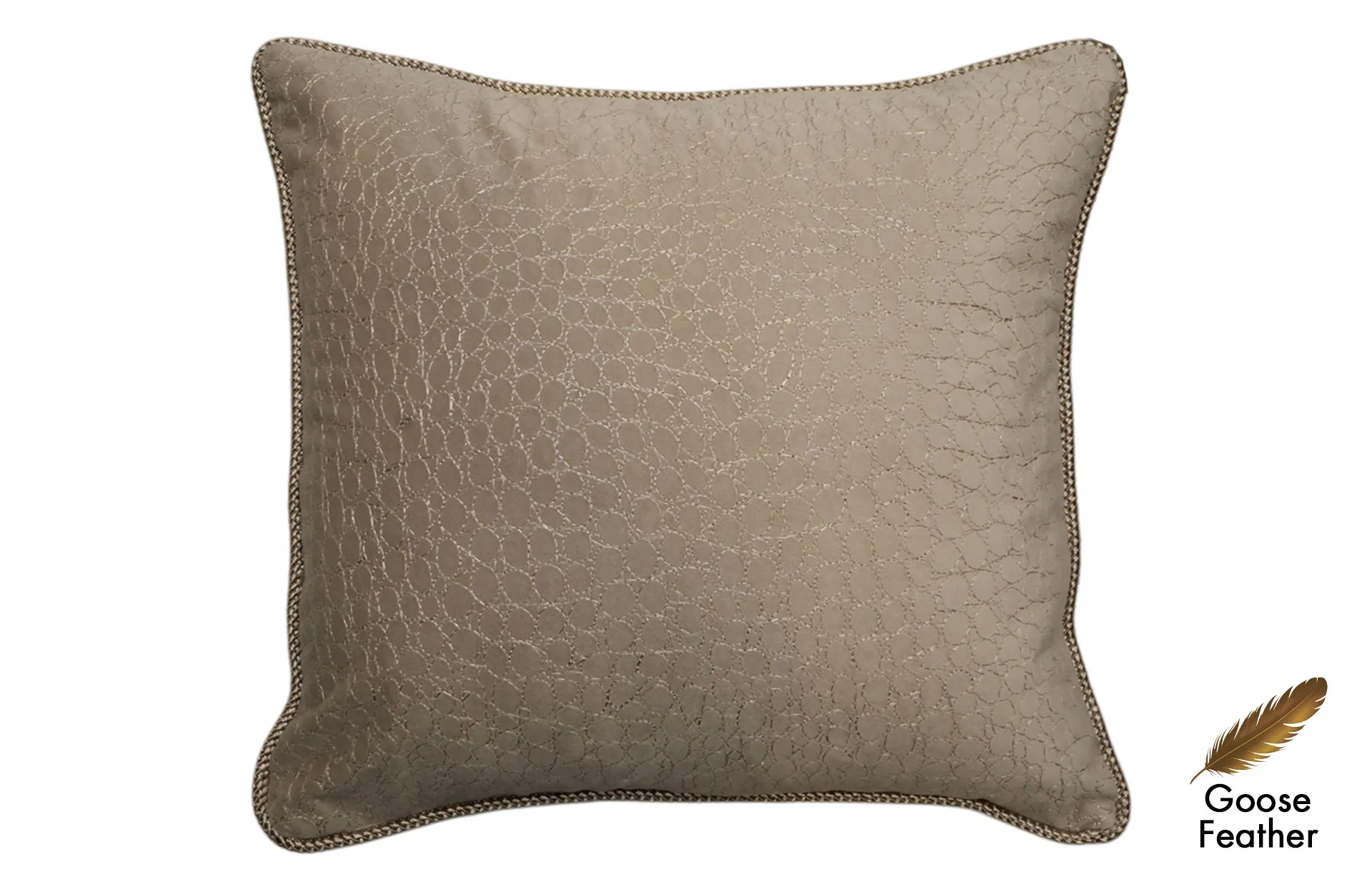 Home Decor Goose Feather Square Cushion CHN LXR 2003033624 IND Cushion Front View