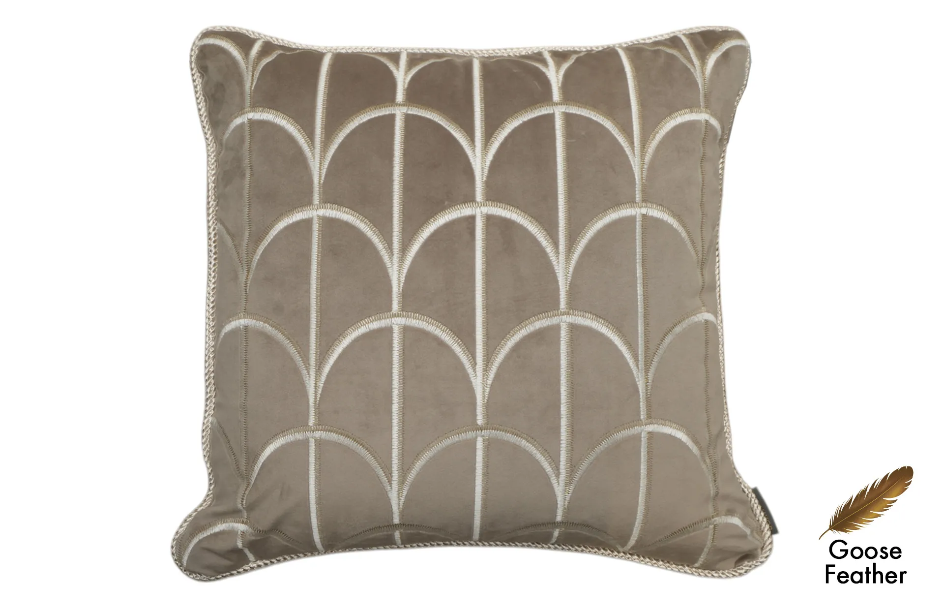 Home Decor Goose Feather Square Cushion CHN LXR 2003033626 IND Cushion Side View