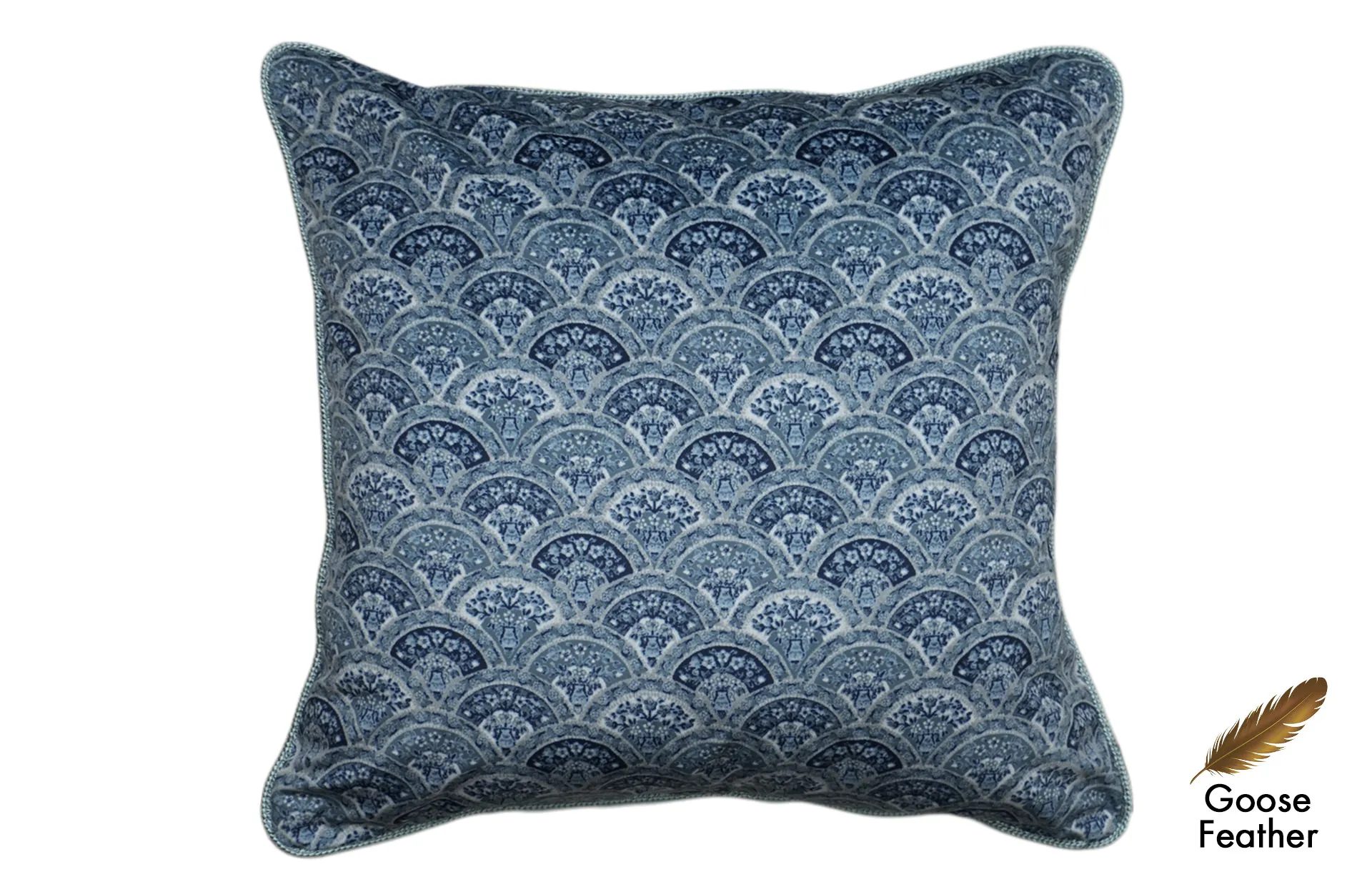Home Decor Goose Feather Square Cushion CHN LXR 2003033631 Duck Egg Cushion Front CHN LXR 2003033631 Duck Egg Cushion Front View
