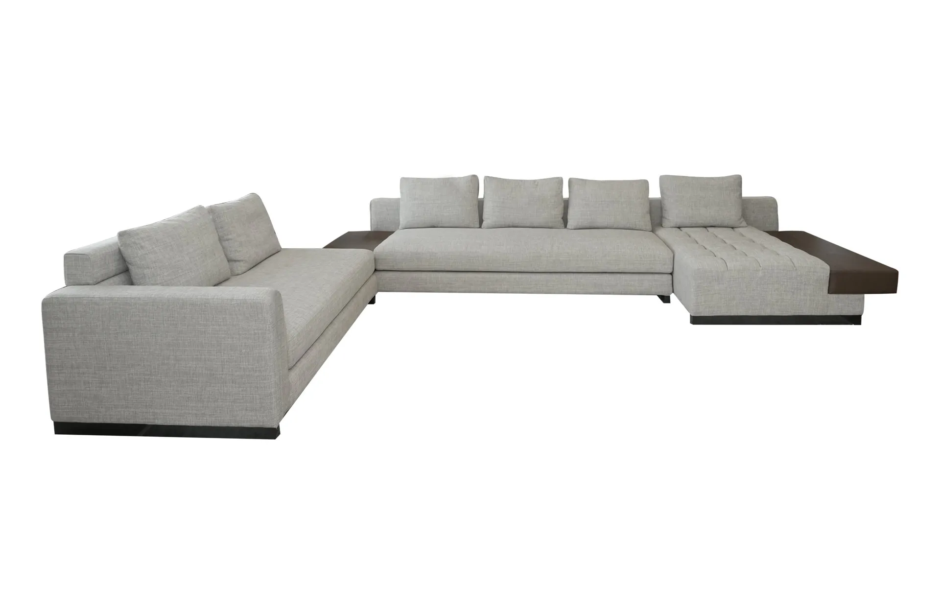 Home Decor Sectional & Corner Sofas Daniel L Sofa TF 401 Linen Front View