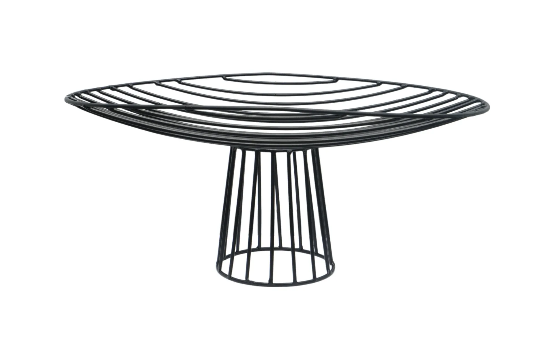 Home Decor Bowl & Tray Linear High Plate FC-W242010 Front View