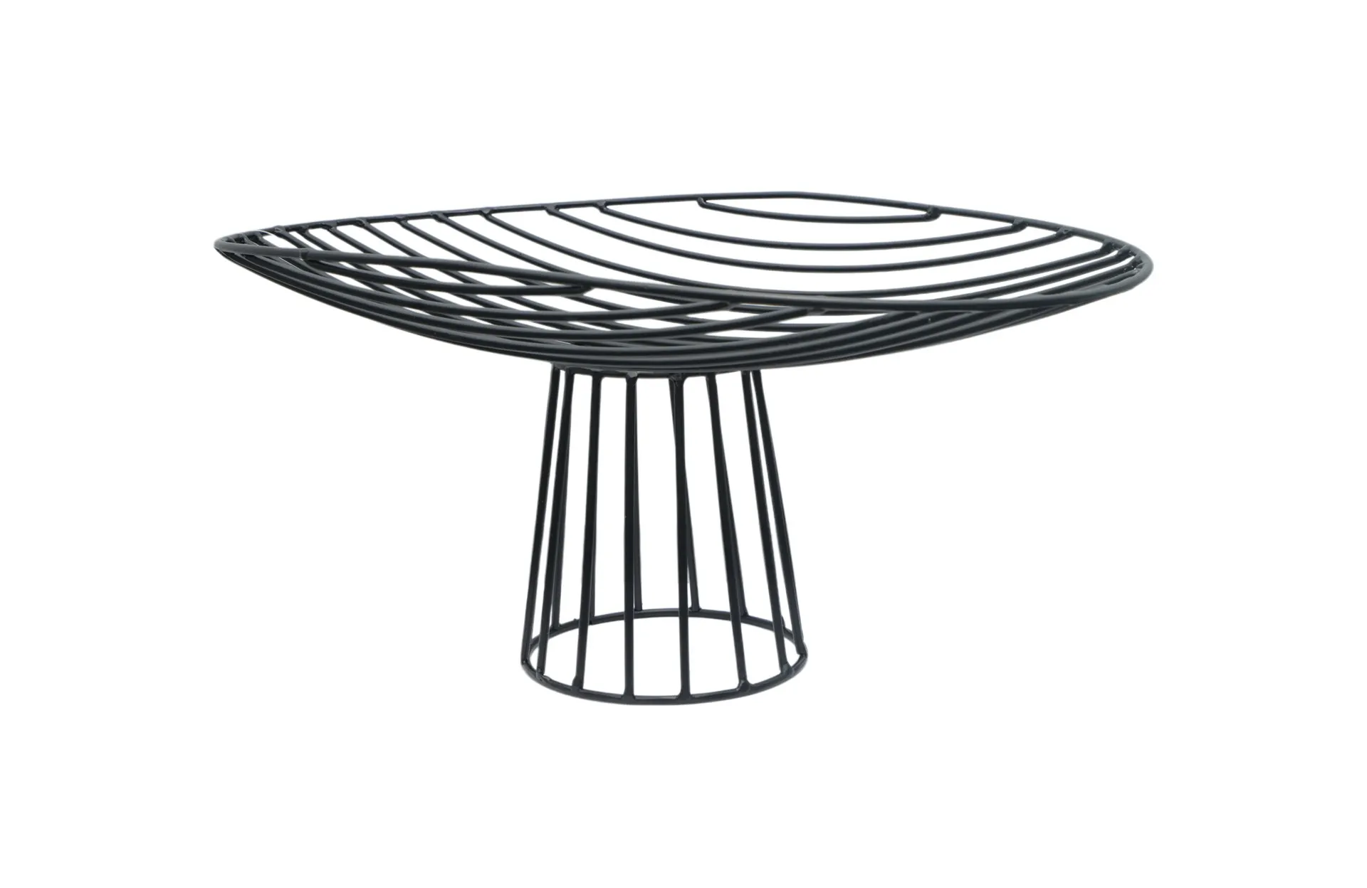 Home Decor Bowl & Tray Linear High Plate FC-W242010 Side View