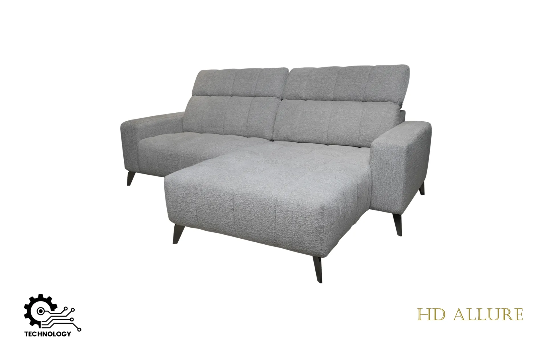 Home Decor Mori Power Recliner Sofa Side View of Open Backrest