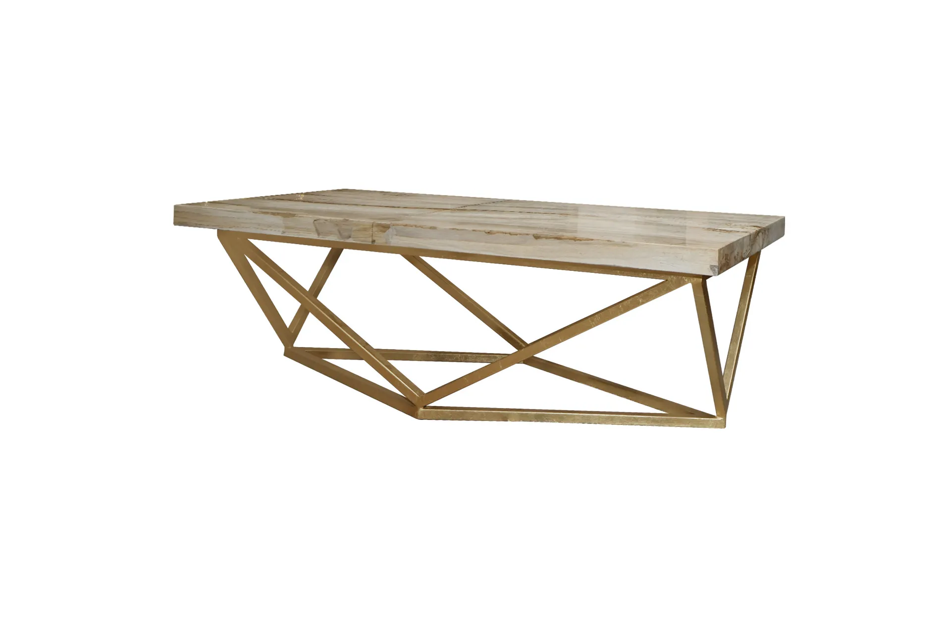 Home Decor Coffee Table PW Rectangle Slab SPFP.127/23 Side View