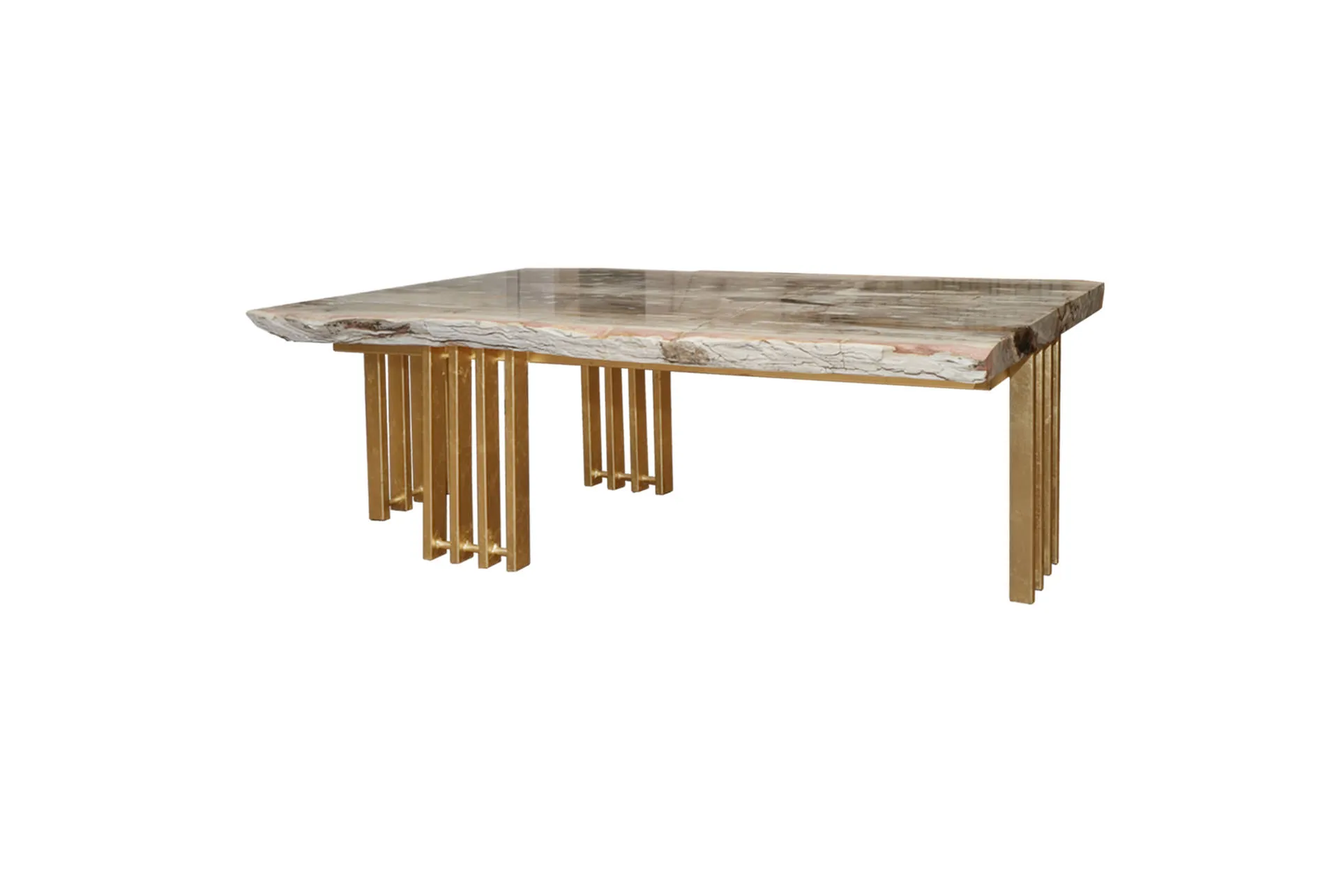 Home Decor Coffee Table PW Rectangle Slab SPTP.294/23 Side View