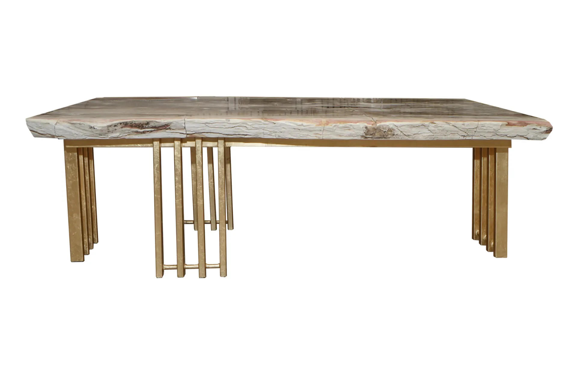 Home Decor Coffee Table PW Rectangle Slab SPTP.294/23 Front View