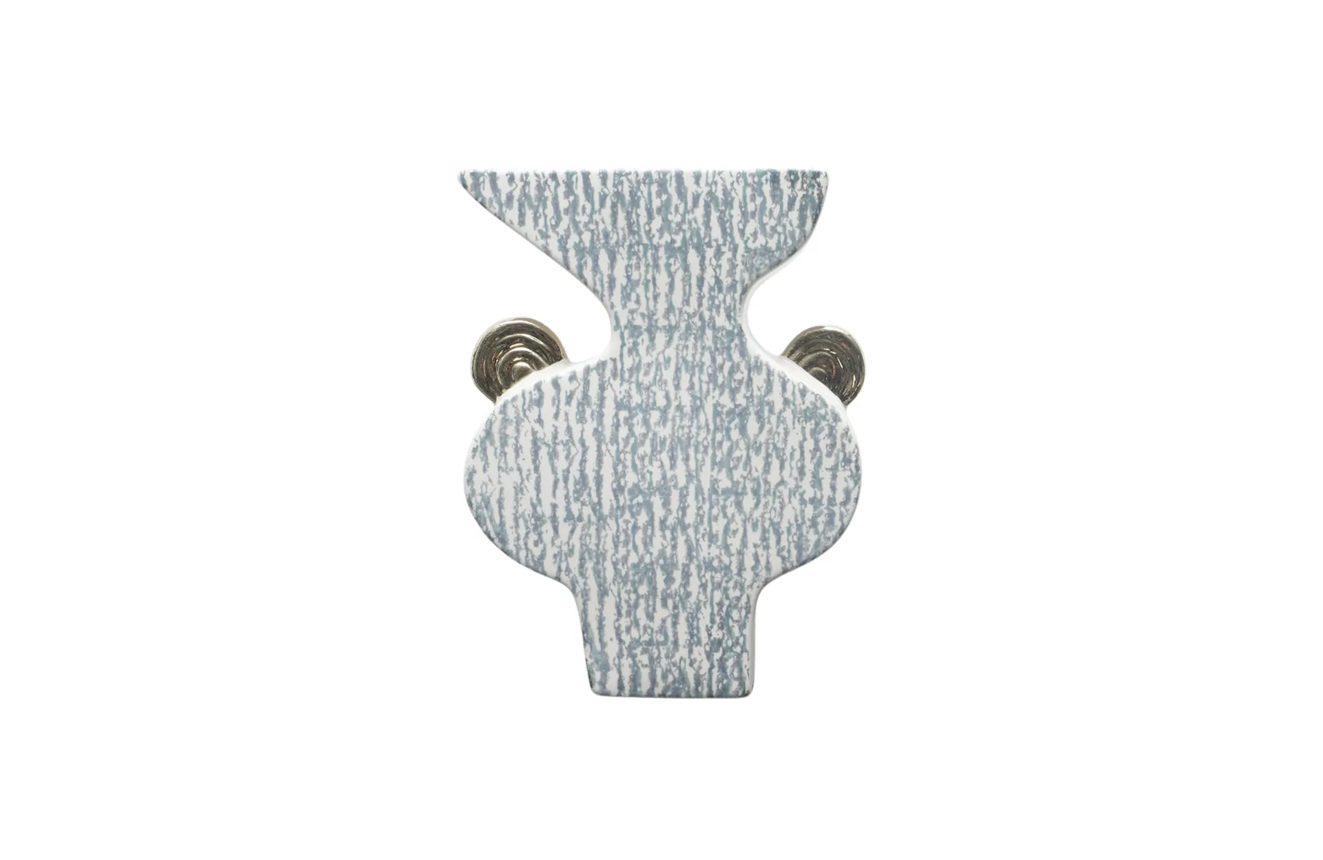 Home Decor Vase & Ceramic Patterned Gold Ear Vase B FD-D24133B Front View