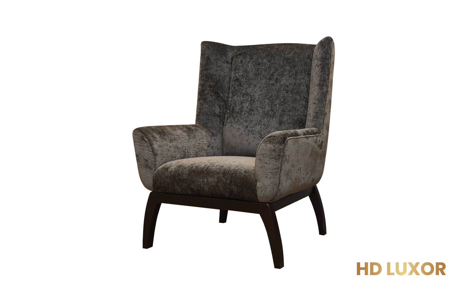 Home Decor Tondo Armchair CC 7298-253 Charcoal Side View