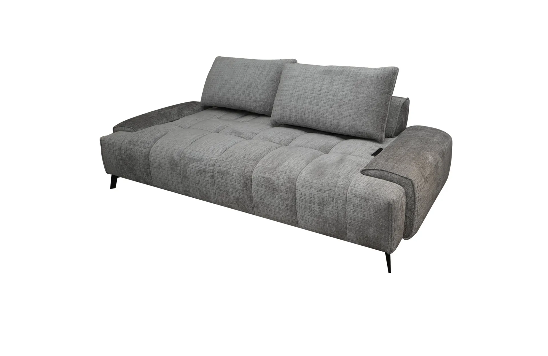 Home Decor Bixby Power Back Sofa Open Backrest Side View