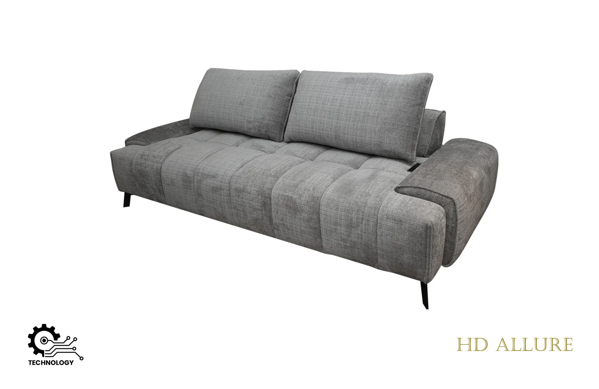 Bixby Power Back Sofa ( Light Gray )