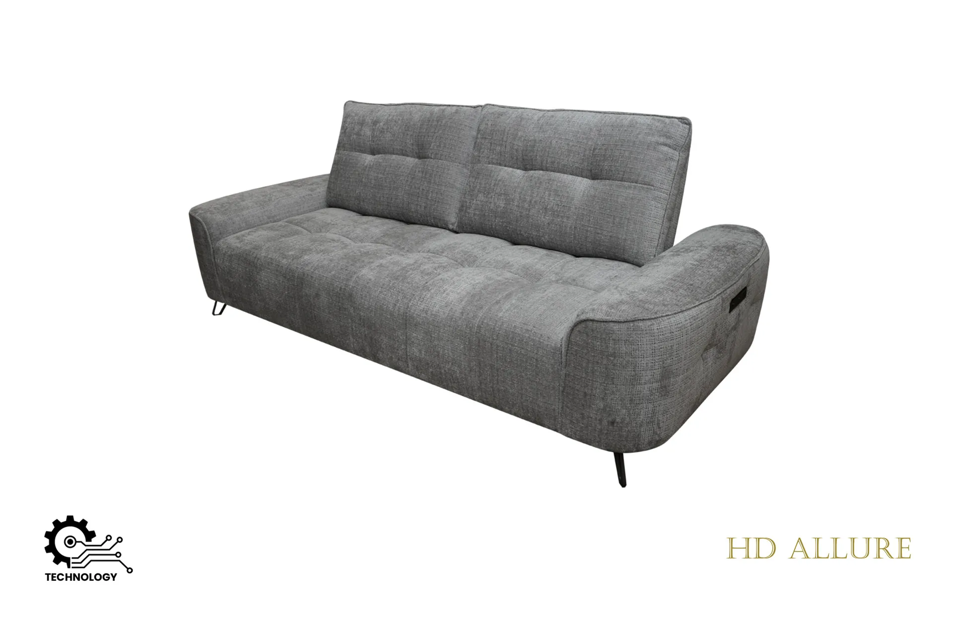 Home Decor Kahlo Power Back Sofa Side View