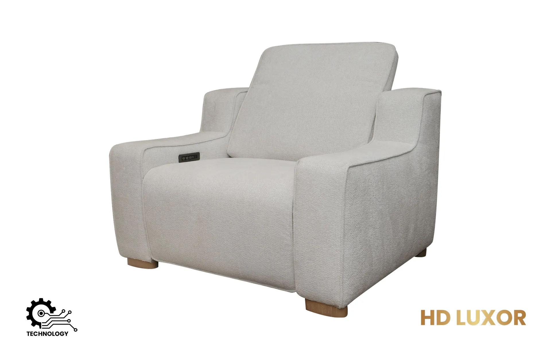 Home Decor Milo Power Recliner Armchair Side View