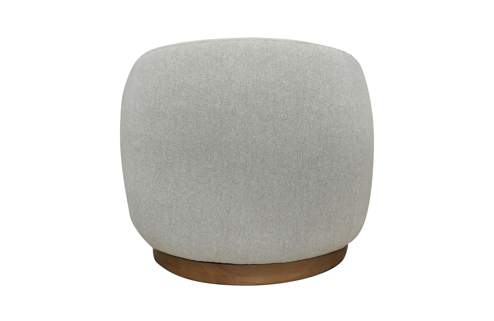 Home Decor Newport Swivel Armchair Sand Back View