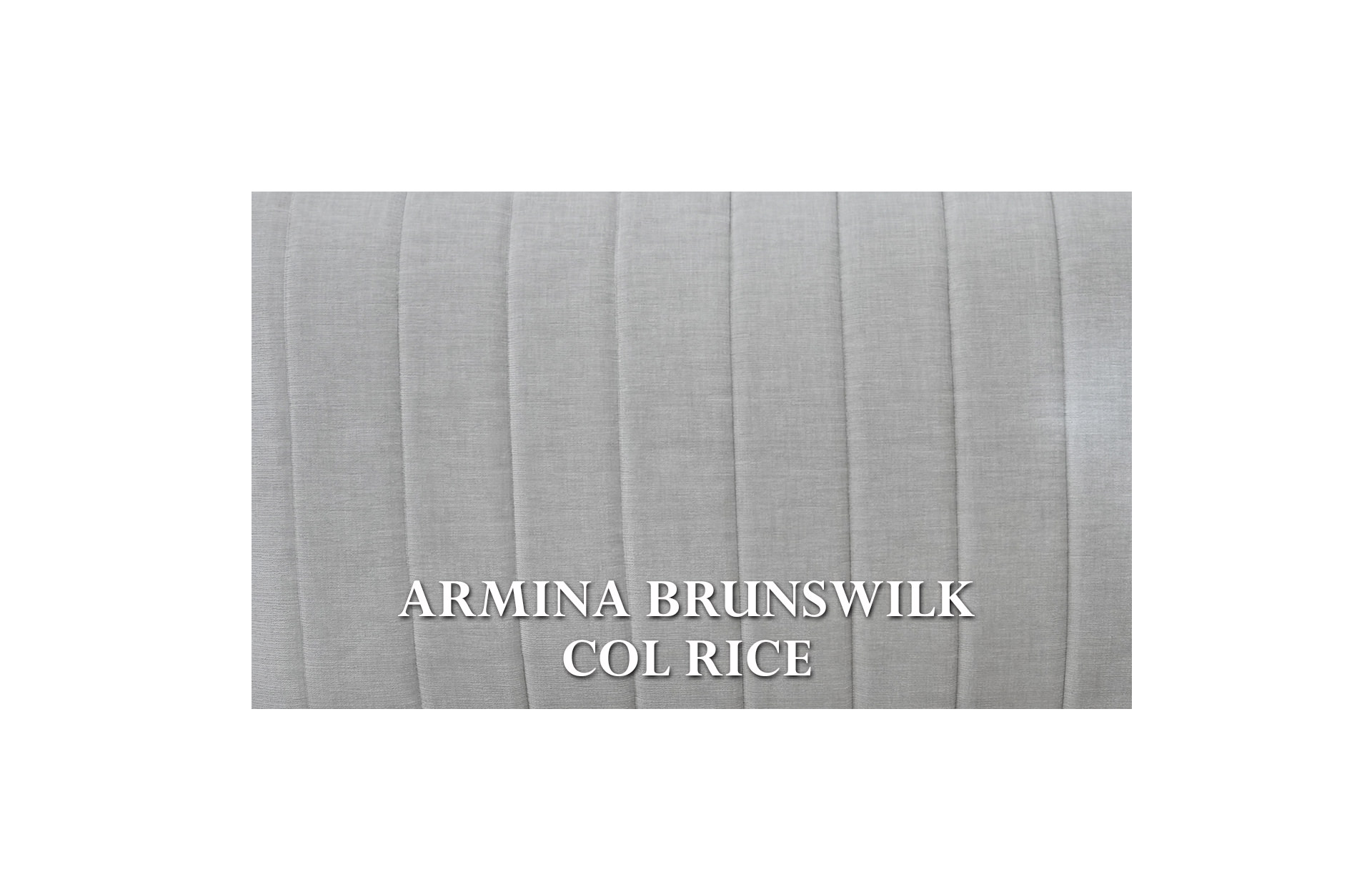 Home Decor Peter Sofa AB Rice Fabric View ARMINA BRUNSWILK COL RICE